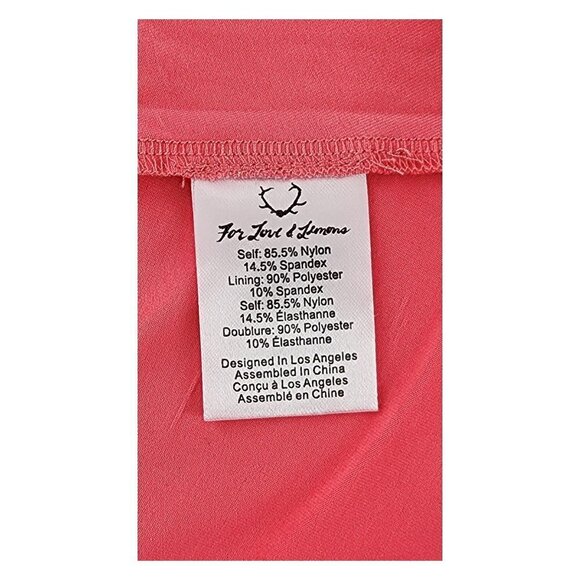 FOR LOVE & LEMONS Lulu Paisley Lace Dress Pink NWT - Picture 8 of 8